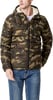 Tommy Hilfiger Mens Midweight Sherpa Lined Hooded Water Resistant Puffer JacketCamouflage