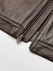 imageCole Haan Mens Bonded Leather Moto JacketDark Brown