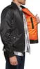 imageLevis Mens MA1 Flight Lightweight ZipUp Bomber JacketBlack Ma1 Filled