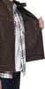 imageLevis mens Faux Leather Racer JacketDeep Brown Modern Hooded