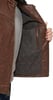 imageLevis mens Faux Leather Racer JacketSaddle Modern Hooded