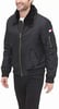 imageTommy Hilfiger Mens Tommy Hilfiger Mens Laydown Removable Pile Collar Officer JacketBlack W Flag Patch