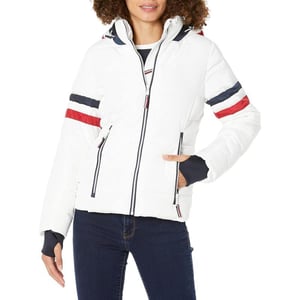 Tommy Hilfiger Womens Tommy Hilfger Classic Puffer JacketWhite