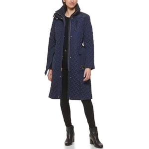 Cole Haan womens Signature Belted JacketDark Navy