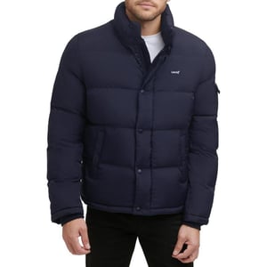 Levis Mens Bubble PufferNavy Taslan