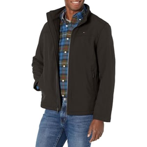 Tommy Hilfiger Mens Active Soft Shell JacketBig amp Tall Deep Black