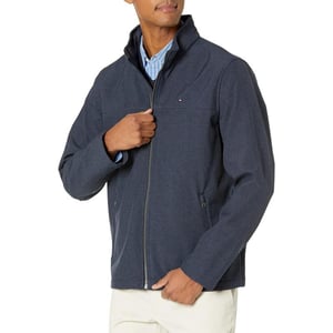 Tommy Hilfiger Mens Active Soft Shell JacketBig amp Tall Heather Navy