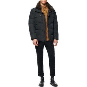 imageAndrew Marc Mens Mid Length Down JacketBlack Godwin