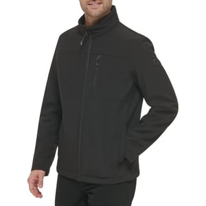 imageCalvin Klein Mens Water Resistant Windbreaker Jackets for Men Standard and Big and TallSoft Shell Black