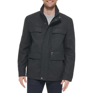 imageCole Haan Mens Field MultiPocket CoatCharcoal