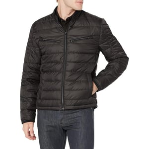 imageAndrew Marc Mens Packable Puffer JacketCollarless Black