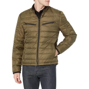 imageAndrew Marc Mens Packable Puffer JacketCollarless Olive