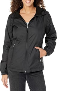 imageCalvin Klein Womens Zip Front WindbreakerClassic Black