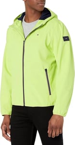 imageTommy Hilfiger Mens Hooded Performance Soft Shell JacketLime