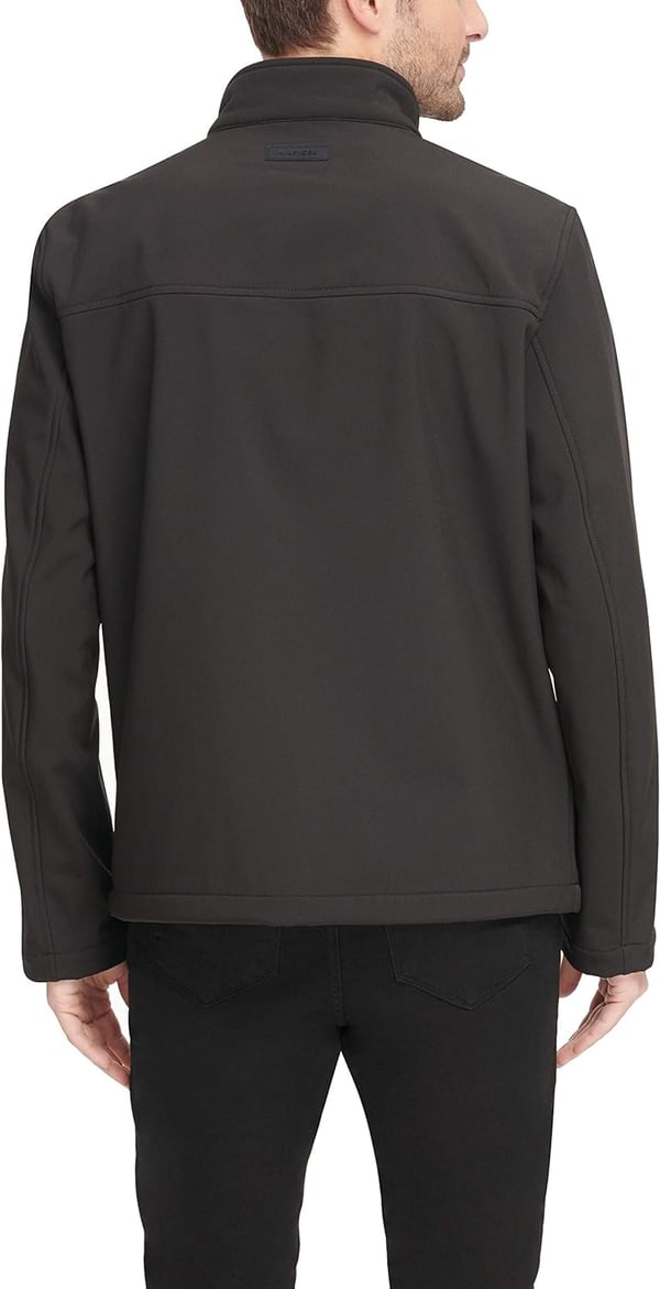 Tommy Hilfiger Mens Active Soft Shell JacketStandard Black