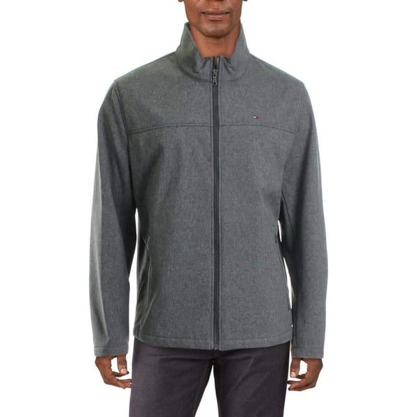 Tommy Hilfiger Mens Active Soft Shell JacketBig amp Tall Deep Heather Grey