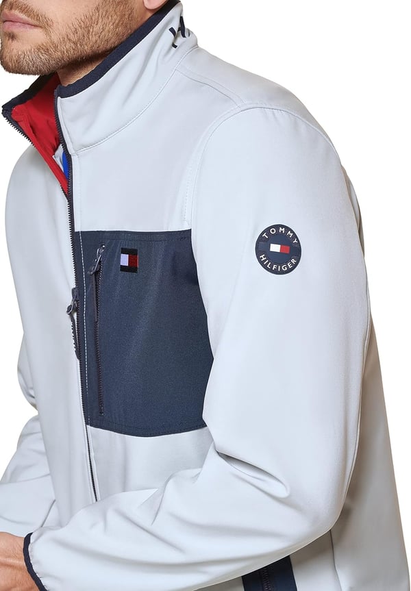 Tommy Hilfiger Mens Active Soft Shell JacketStandard Ice Tech Pocket