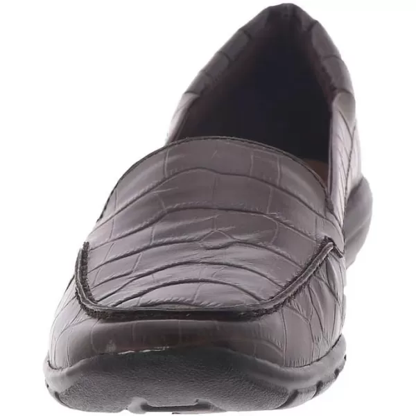 Easy Spirit Womens Abide Croco Print Casual Flats