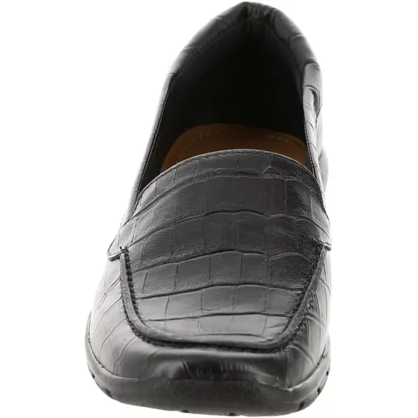 Easy Spirit Womens Abide Croco Print Casual Flats