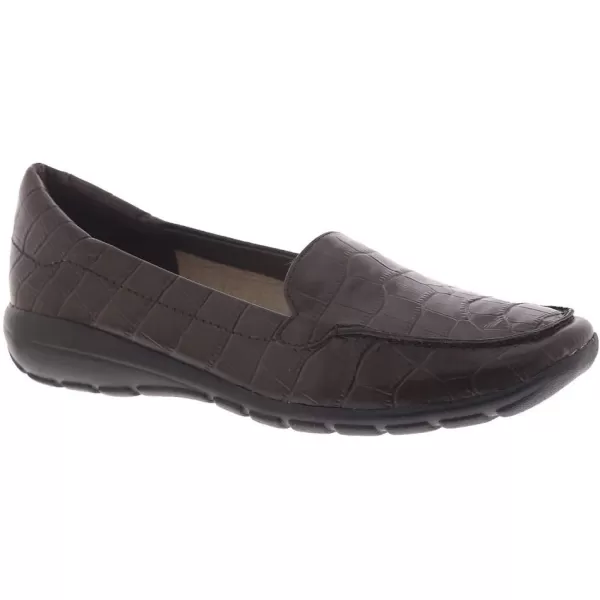 Easy Spirit Womens Abide Croco Print Casual Flats