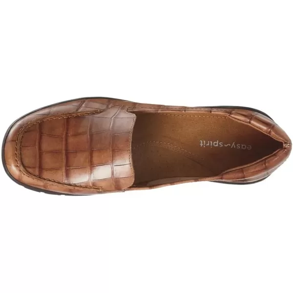Easy Spirit Womens Abide Croco Print Casual Flats