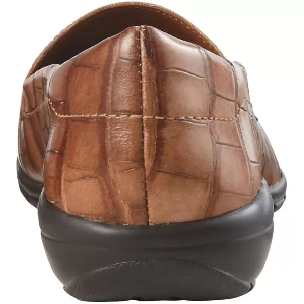 Easy Spirit Womens Abide Croco Print Casual Flats