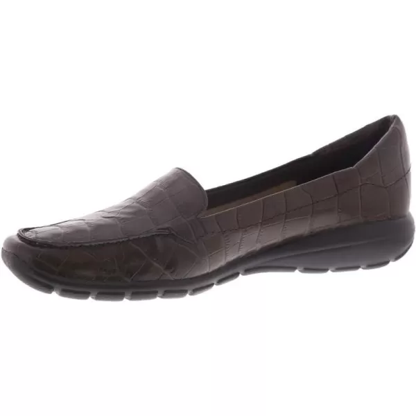 Easy Spirit Womens Abide Croco Print Casual Flats