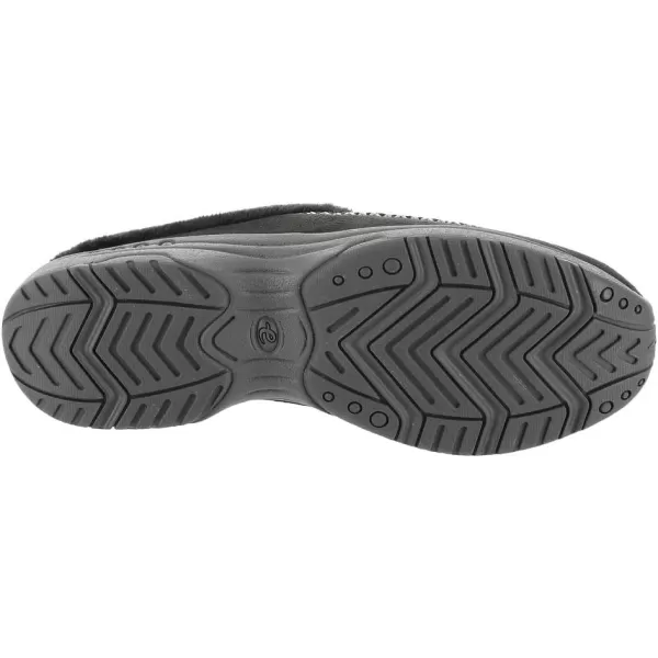 Easy Spirit Womens Travel time Fabric Closed Toe Mules, Black, Size 9.0