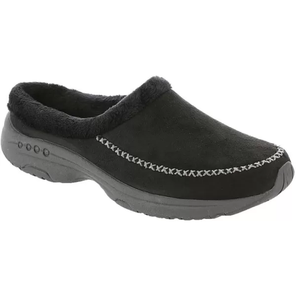 Easy Spirit Womens Travel time Fabric Closed Toe Mules, Black, Size 9.0
