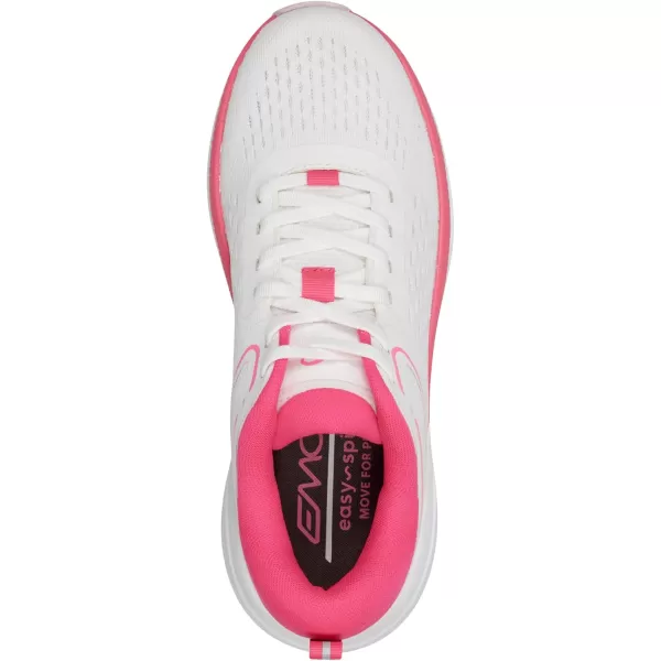 Easy Spirit Women's Maxine11 Sneaker, White/Pink, 6.5 Wide