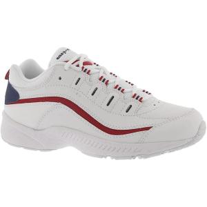 imageEasy Spirit Womens Romy Leather Walking ShoesWhiteRed