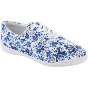 imageEasy Spirit Womens AP1 Leather Walking ShoeWhitebluefloral