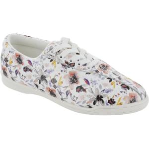 imageEasy Spirit Womens AP1 Leather Walking ShoeWhitefloralmultipurple