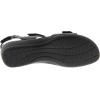 imageEasy Spirit Womens Hartwell Flat SandalBlack Leather 001