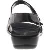 imageEasy Spirit Womens Hartwell Flat SandalBlack Leather 001