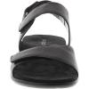 imageEasy Spirit Womens Hartwell Flat SandalBlack Leather 001