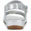 imageEasy Spirit Womens Hartwell Flat SandalSilver