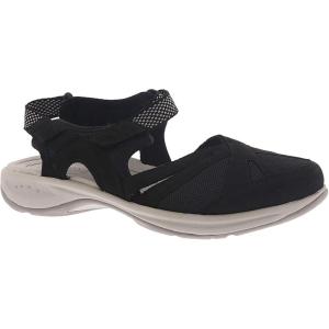 imageEasy Spirit Womens Esplash Mary Jane FlatBlackWhite