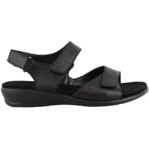 imageEasy Spirit Womens Hartwell Flat SandalBlack Leather