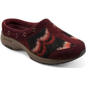 imageEasy Spirit Womens Travelport21 MuleDark Red Zigzag