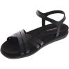 imageEasy Spirit Womens Dottle 3 Flat SandalBlackBlack
