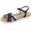 imageEasy Spirit Womens Dottle 3 Flat SandalBlue 400