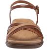 imageEasy Spirit Womens Dottle 3 Flat SandalMedium Brown Multi