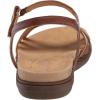 imageEasy Spirit Womens Dottle 3 Flat SandalMedium Brown Multi