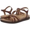imageEasy Spirit Womens Dottle 3 Flat SandalMedium Brown Multi