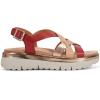 imageEasy Spirit Womens Indie Flat SandalRed