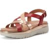 imageEasy Spirit Womens Indie Flat SandalRed