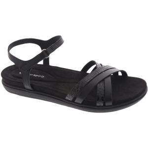 imageEasy Spirit Womens Dottle 3 Flat SandalBlackBlack