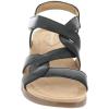 imageEasy Spirit Womens Minny CrissCross Front Leather Slingback SandalsBlack