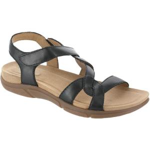 imageEasy Spirit Womens Minny CrissCross Front Leather Slingback SandalsBlack